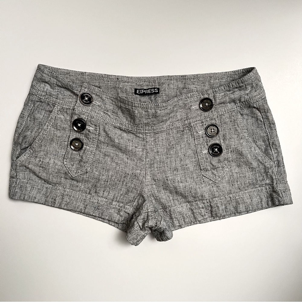 Express Linen Sailor Shorts